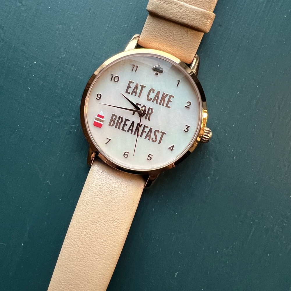 Kate Spade “Eat Cake for Breakfast” Watch